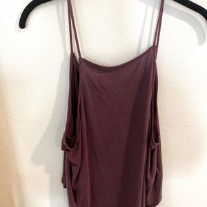 URBN Outfitters cropped high night tank. Size Large